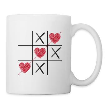Tic Tac Toe of Love - Mug - white - Right