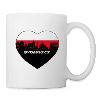 Bydgoszcz Pologne Flag Skyline Souvenir de voyage - Mug blanc - blanc - Droite