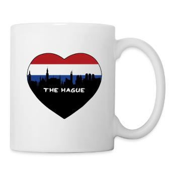 La Haye Drapeau des Pays-Bas Skyline Souvenir de voyage - Mug blanc - blanc - Droite