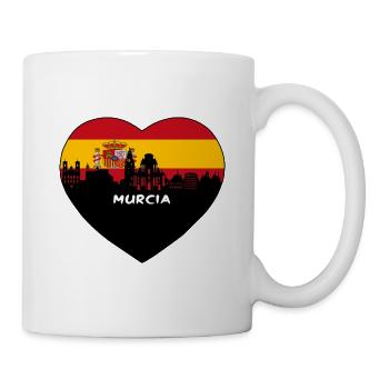 Murcie Espagne Flag Skyline Souvenir de voyage - Mug blanc - blanc - Droite