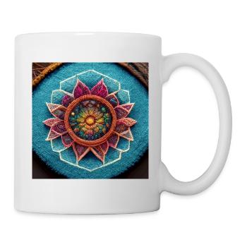 Boho Mandala Abstract - Mug - white - Right