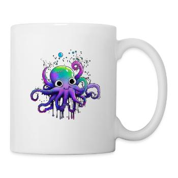 Small sweet octopus - Mug - white - Right