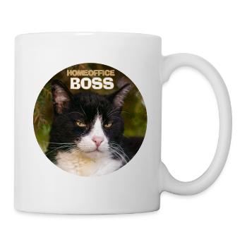 Home Office Boss Cat - Mug - white - Right