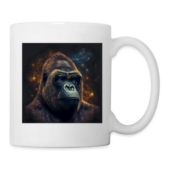 Stardust Gorilla - AI Generated Art - AI Art - Mug - white - Right