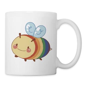 Pride Bienchen - Tasse - Weiß - Rechts