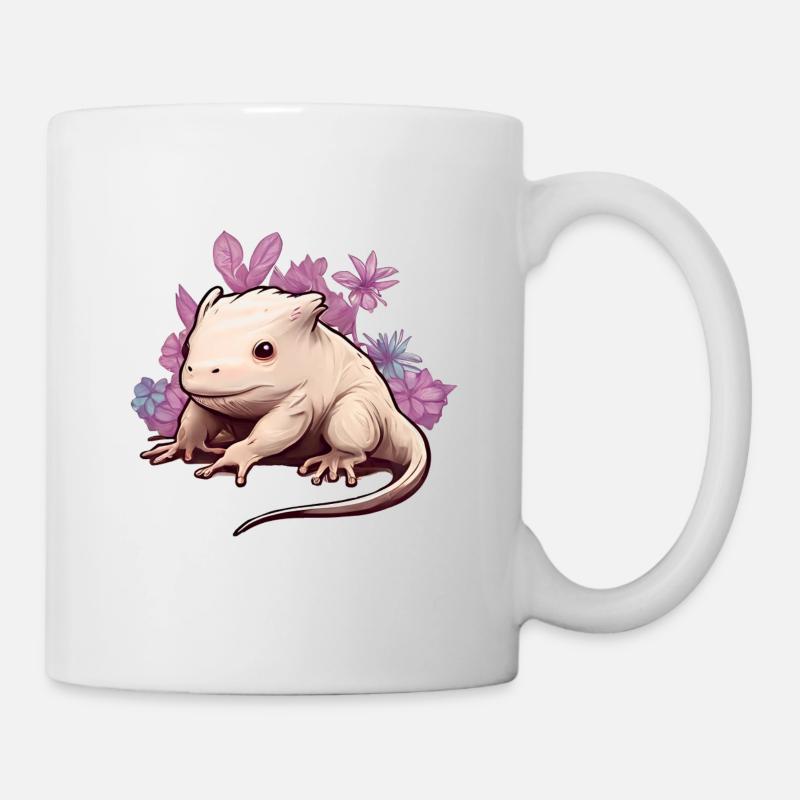 Happy Axolotl - Tasse - Weiß