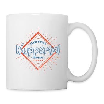 Wuppertal Deutschland Stadt Skyline Heimat Liebe - Tasse - Weiß - Rechts