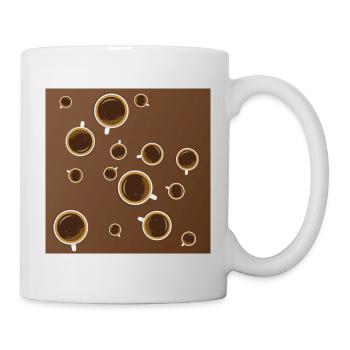 Café - Mug blanc - blanc - Droite