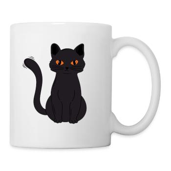Black Cat Bombay Cat Outfit for - Mug - white - Right