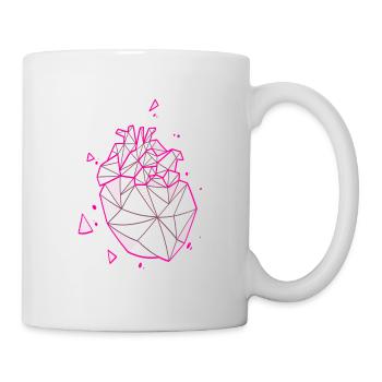 Organic geometric core - Mug - white - Right