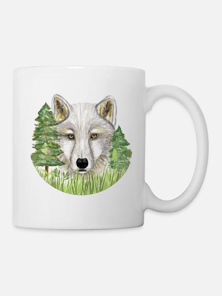 Wolf - Mug - white
