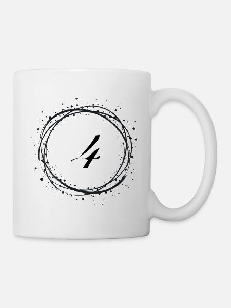 4 - Tasse - Weiß