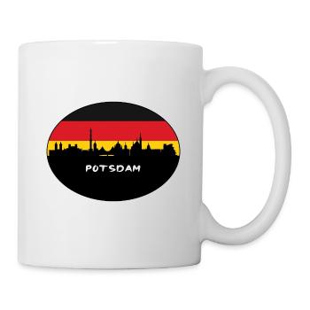 Potsdam Allemagne Flag Skyline Silhouette Voyage - Mug blanc - blanc - Droite