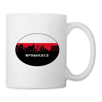 Bydgoszcz Pologne Drapeau Skyline Silhouette Travel - Mug blanc - blanc - Droite
