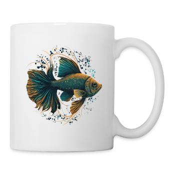 Fish Illustration - Mug - white - Right