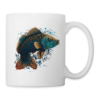 Fish Artwork - Mug - white - Right