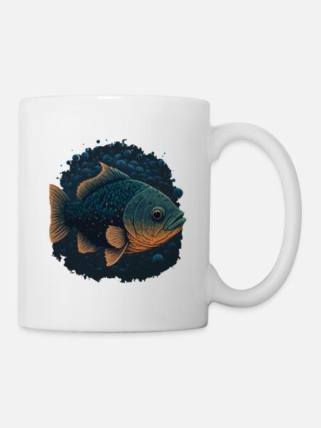 Aquarium Ventilator - Tasse - Weiß