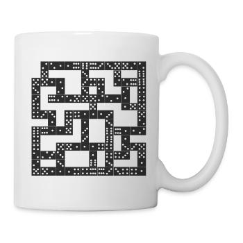 DOMINO - Tasse - Weiß - Rechts