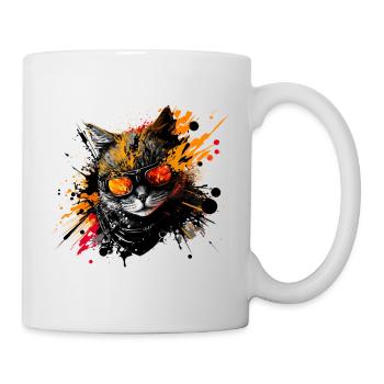 Cat badboy: show who's boss! - Mug - white - Right