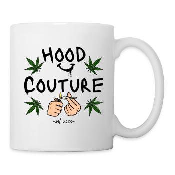Hood Couture est 2023 Weed - Tasse - Weiß - Rechts