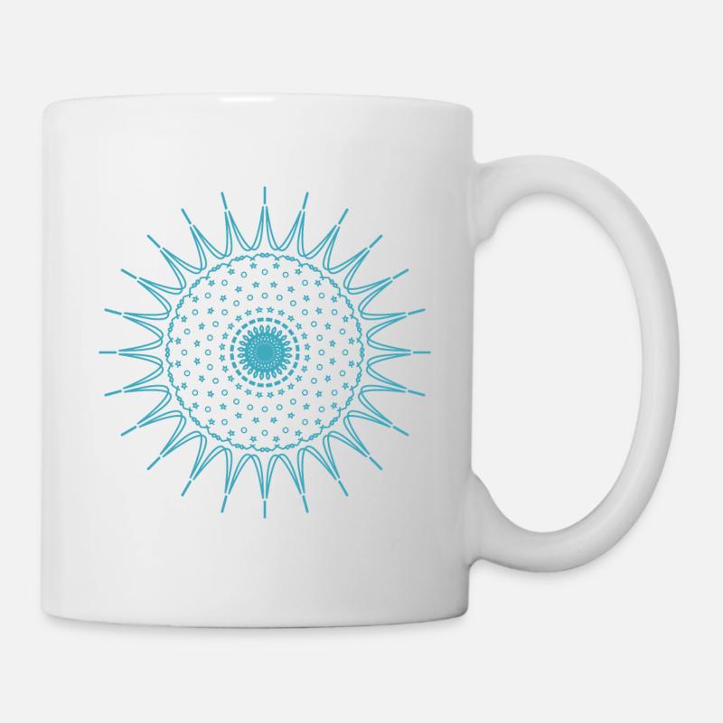 Mandala Mantra Hindouisme Bouddhisme - Mug blanc - blanc