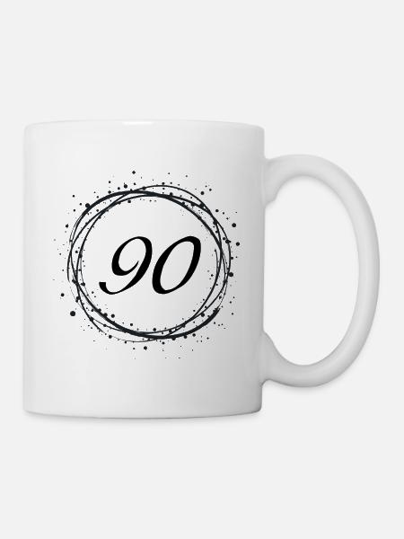 90 - Tasse - Weiß