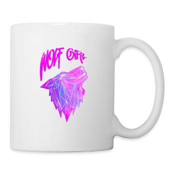 Wolf girl - Mug - white - Right