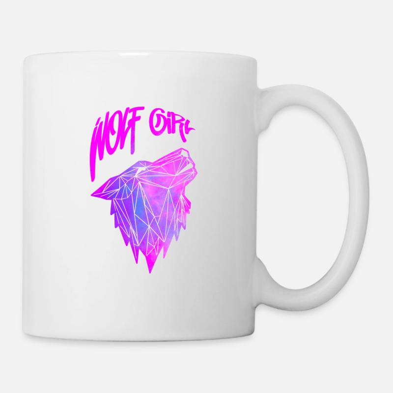 Wolf girl - Mug blanc - blanc