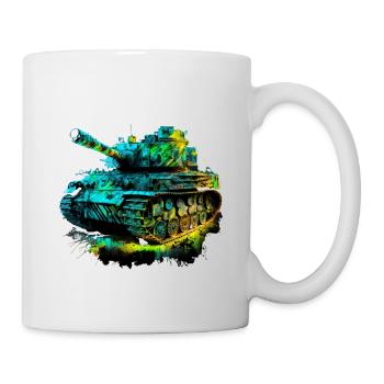 Tank King : montrez qui établit les règles - Mug blanc - blanc - Droite