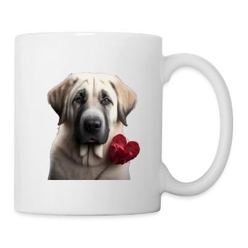 Kangal Saint-Valentin - Mug blanc - blanc - Droite