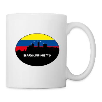 Barquisimeto Venezuela Flagge Skyline Silhouette Tra - Tasse - Weiß - Rechts