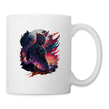Apocalypse Ninja Warrior | AI generated Art - Mug - white - Right