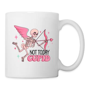 Anti Valentinstag Herz Liebe Geschenkidee Horror - Tasse - Weiß - Rechts