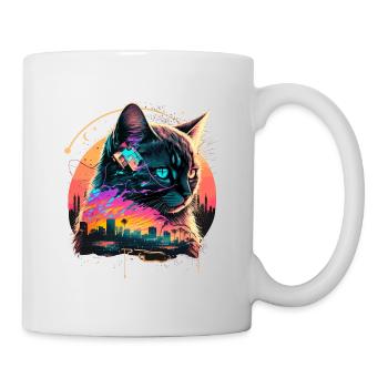 Miami Beach Cat - Mug - white - Right