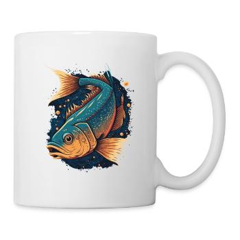 Fish Painting - Mug - white - Right