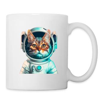 space cat - Tasse - Weiß - Rechts