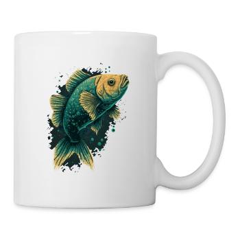 Fish Love - Mug - white - Right
