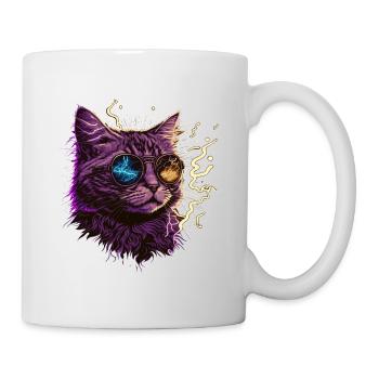 Thunder Cat Illustration - Tasse - Weiß - Rechts