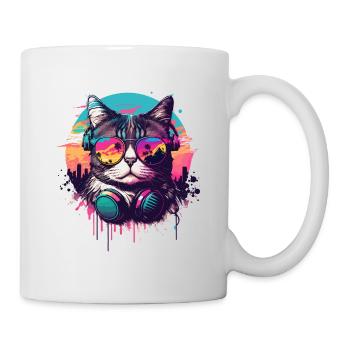 Miami Beach Cat - Mug - white - Right