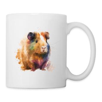 Guinea Pig Owner Illustration - Mug - white - Right