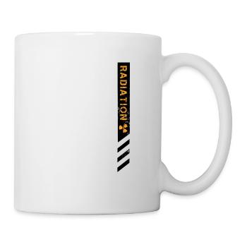 Radiation banner - Mug - white - Right