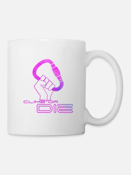 Climb or die ! - Mug blanc - blanc