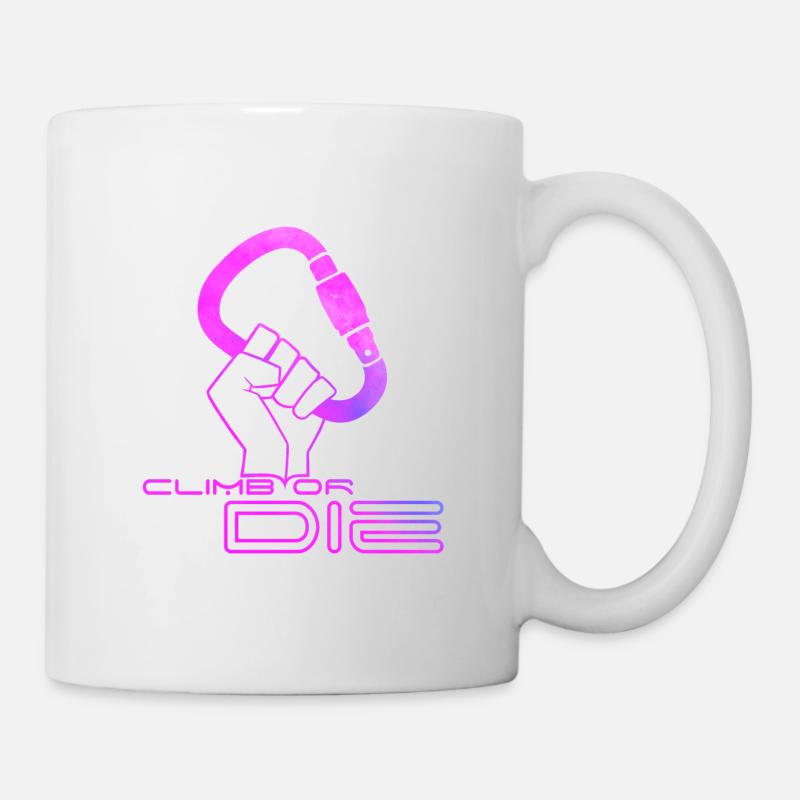Climb or die ! - Mug blanc - blanc