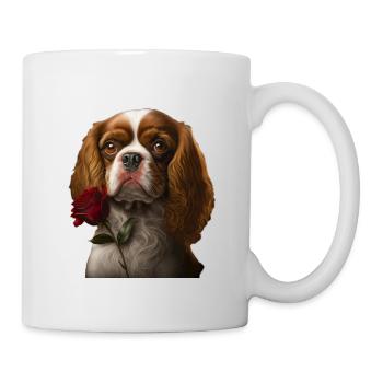 Cavalier King Charles Spaniel Saint-Valentin - Mug blanc - blanc - Droite