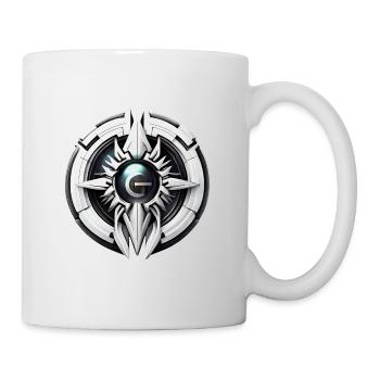 Futuristic Gaming Symbol - Tasse - Weiß - Rechts