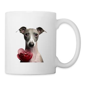 Italian Greyhound Valentins Tag - Tasse - Weiß - Rechts