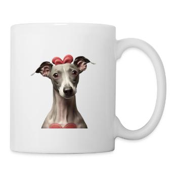 Italian Greyhound Valentins Tag - Tasse - Weiß - Rechts