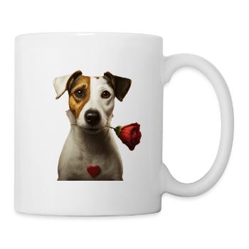 Jack Russell Terrier Valentine's Day - Mug - white - Right