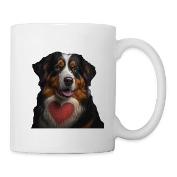 English Shepherd Valentins Tag - Tasse - Weiß - Rechts