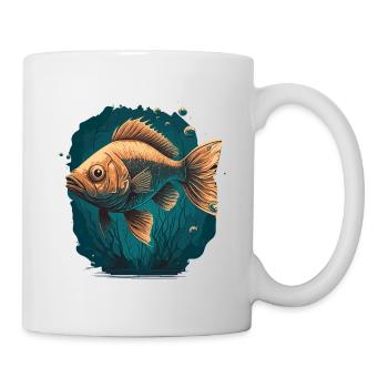 Deep Sea Fish Illustration - Mug - white - Right